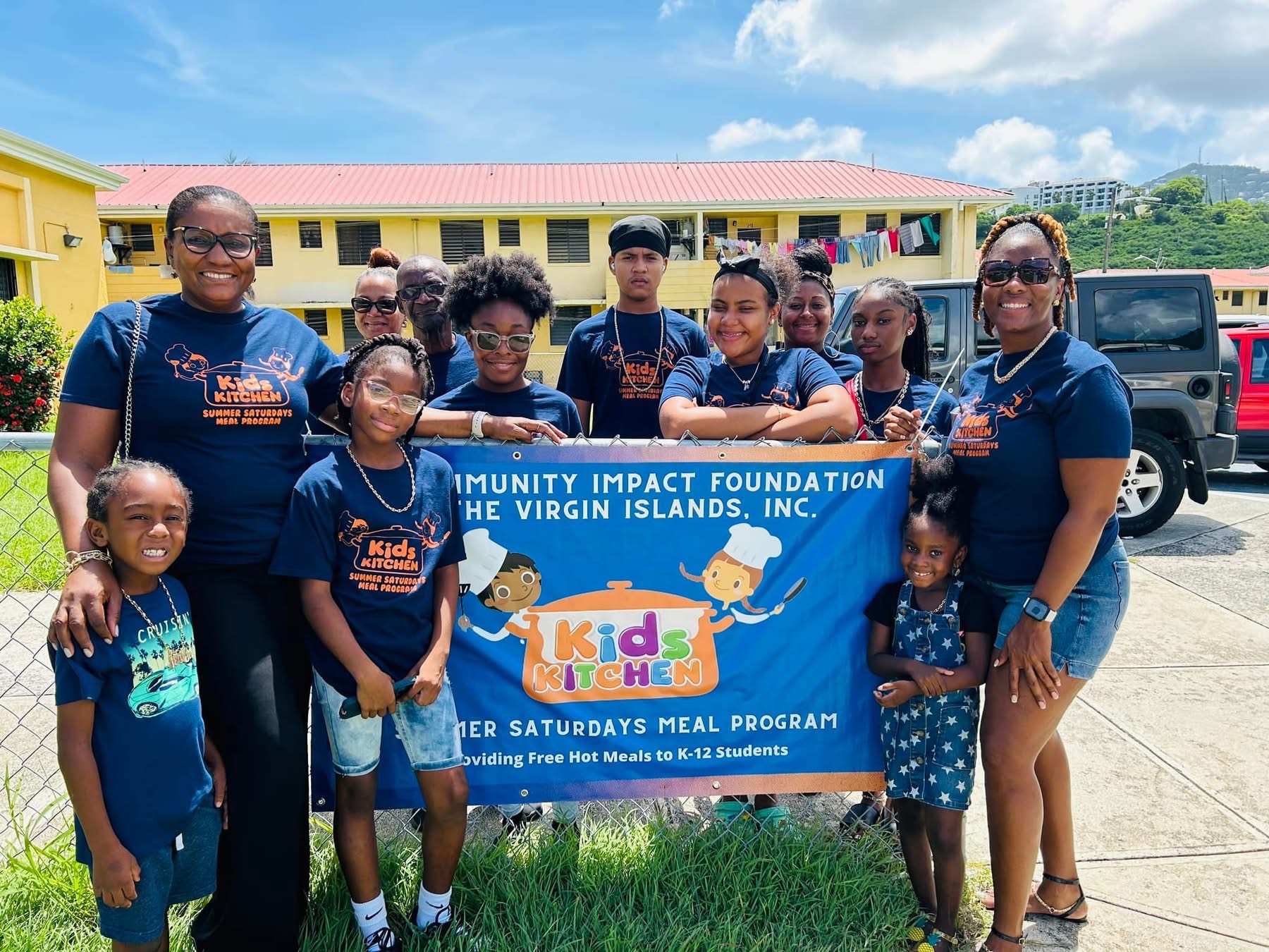 Donna with the DFG Community Impact Foundation Kids Kitchen Summer Saturdays Meal Program
